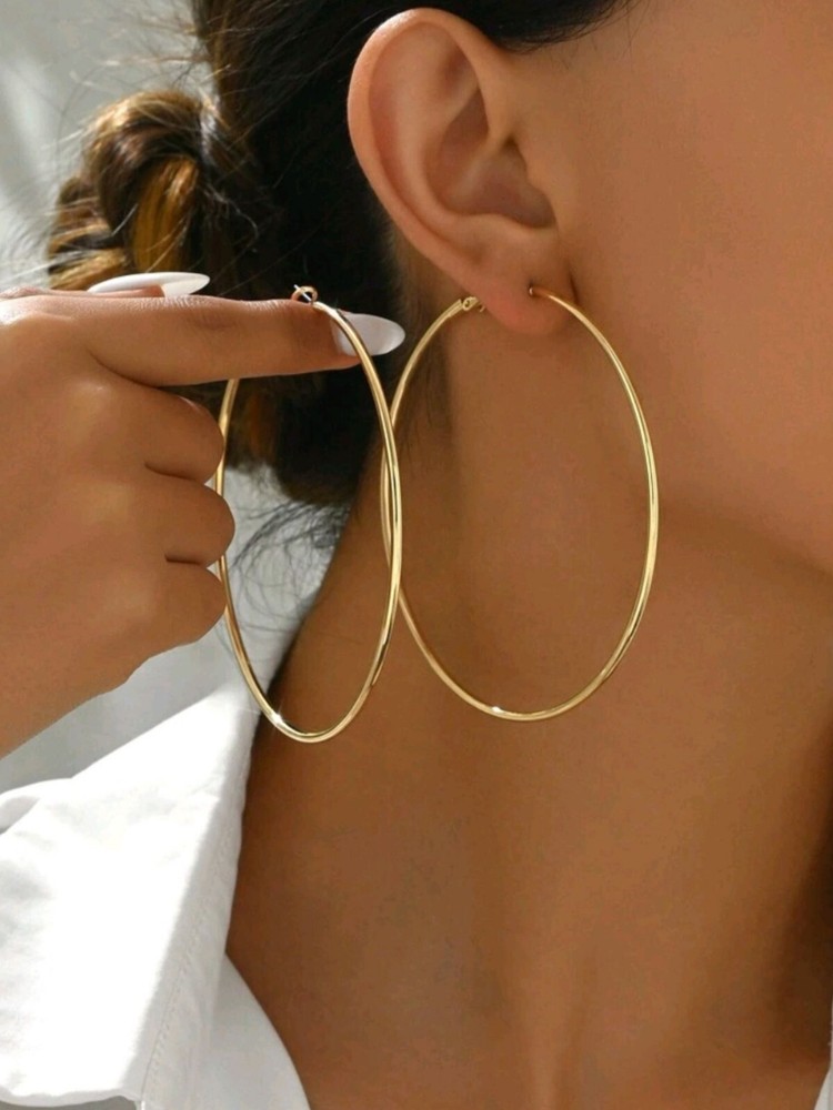 Large Gold Hoop Earrings for Women