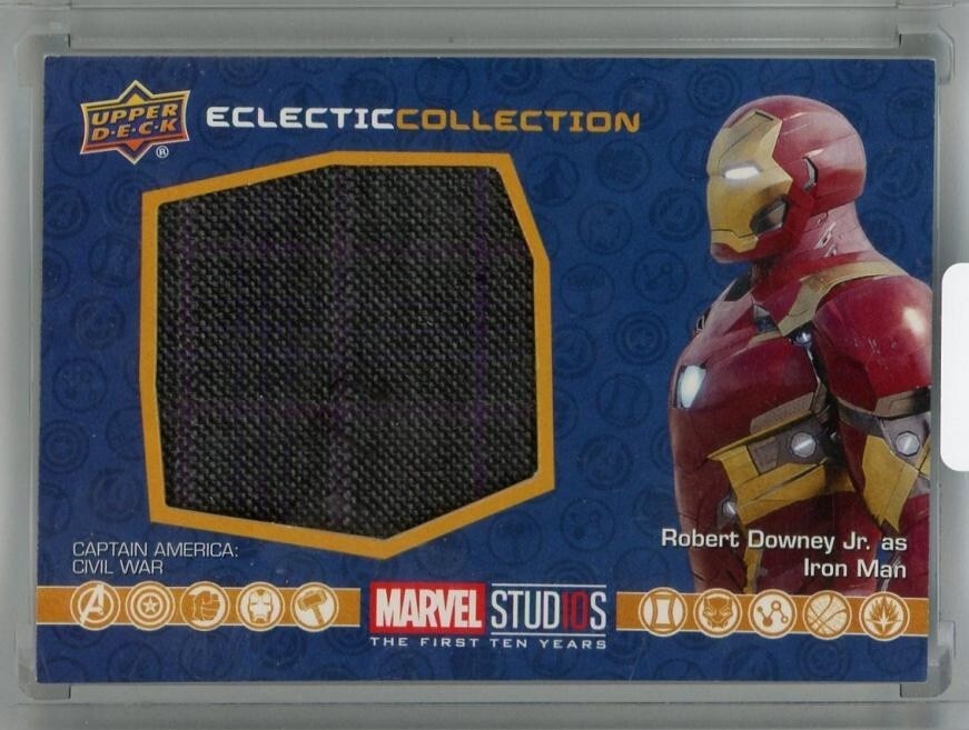 2019 UD Marvel Studios Iron Man Eclectic Collection #EC-36 First Ten Years