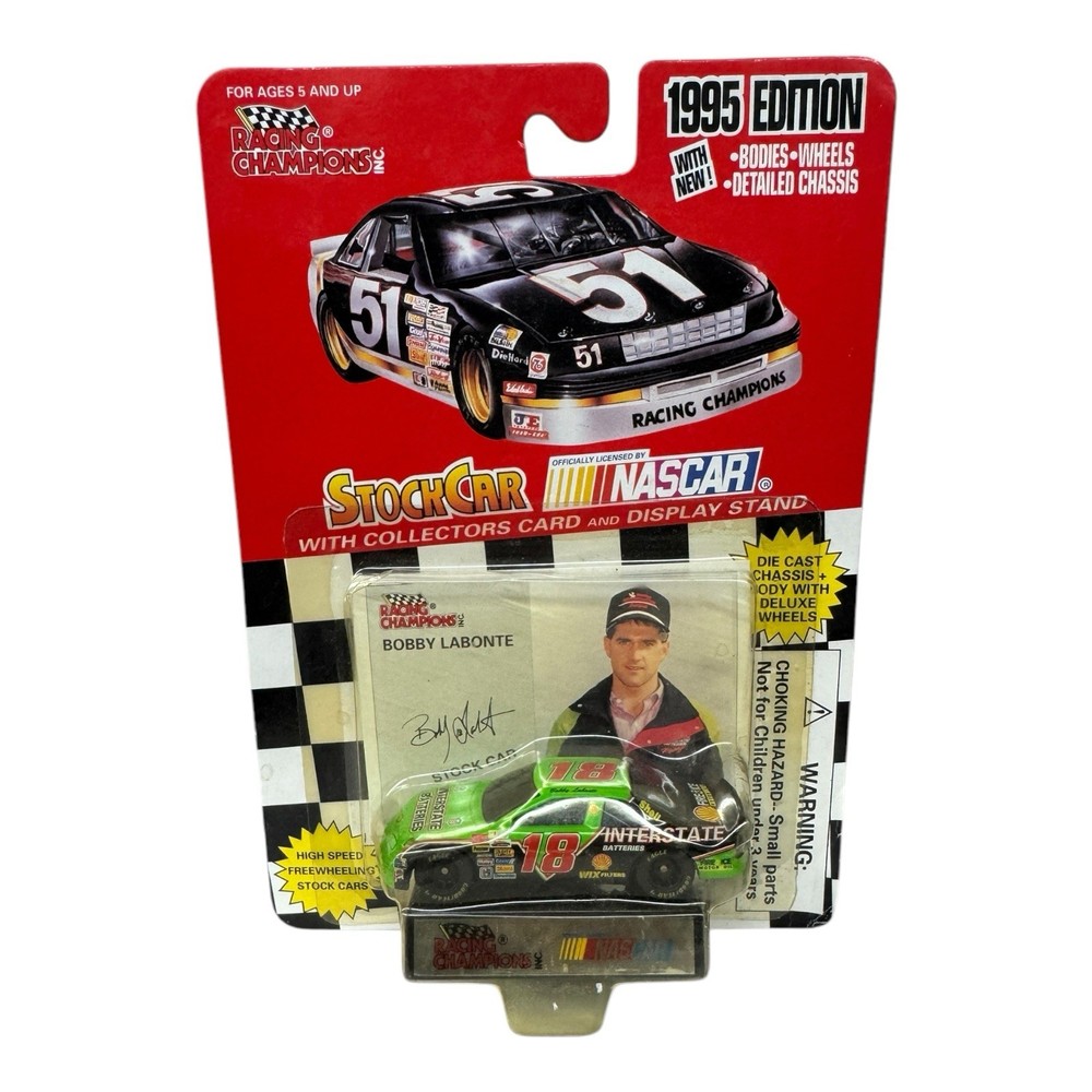 Bobby Labonte #18 1995 NASCAR Diecast 1/64 Scale Racing Champions 1995 Edition