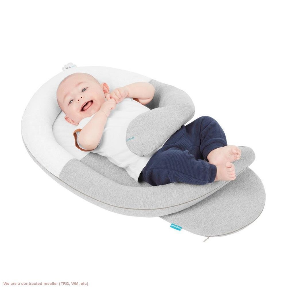 Babymoov CloudNest Organic Anti-Colic Newborn Lounger - Gray