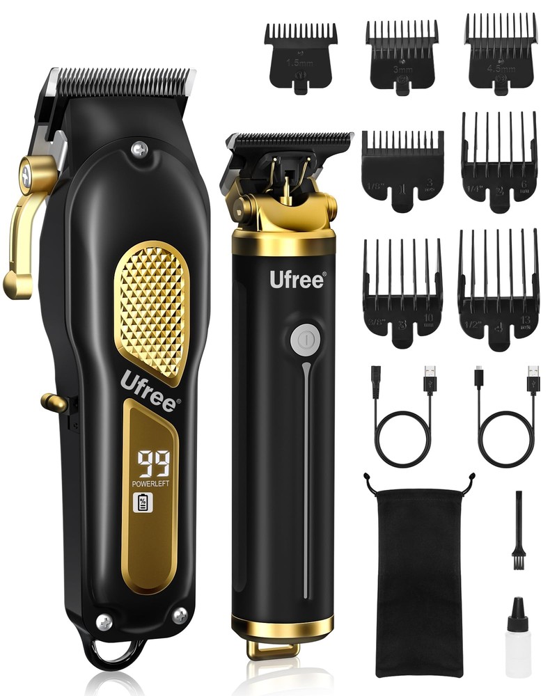 Hair Clippers for Men Professional Clippers and Trimmers Set Cordless Clipper...