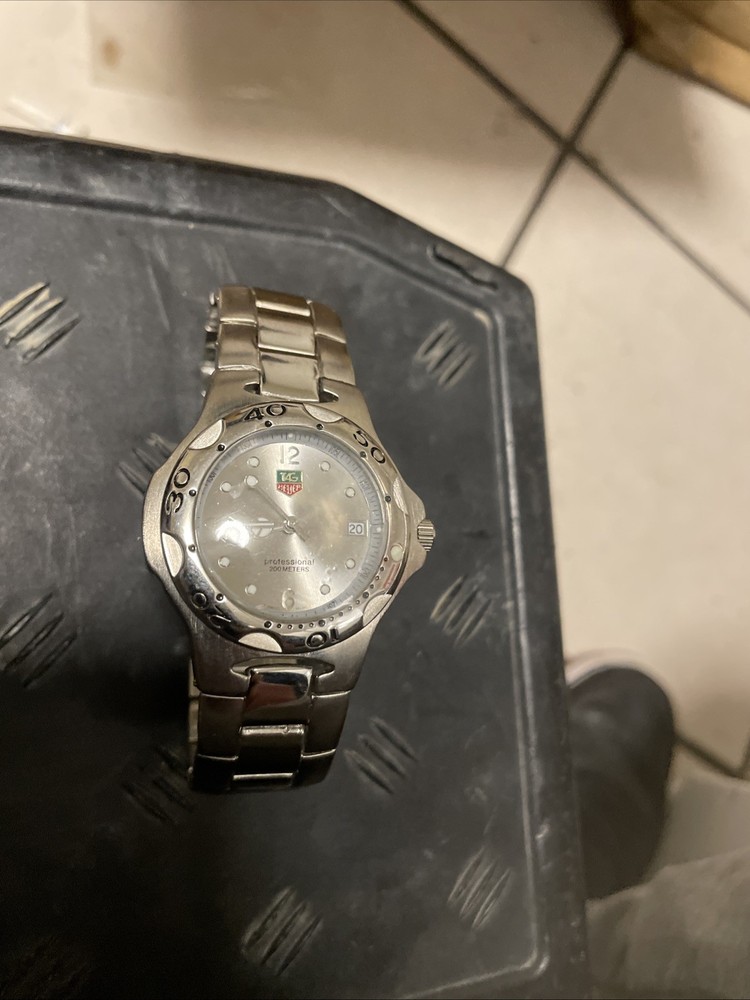 TAG Heuer Aquaracer Silver Mens Watch WK1112-0 Stainless Steel
