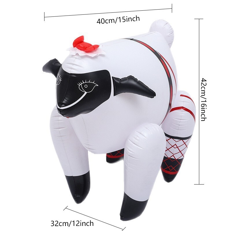 Inflatable Sheep 40cm Blow Up Toy Adults Hen Stag Party Fancy Dress Accessory