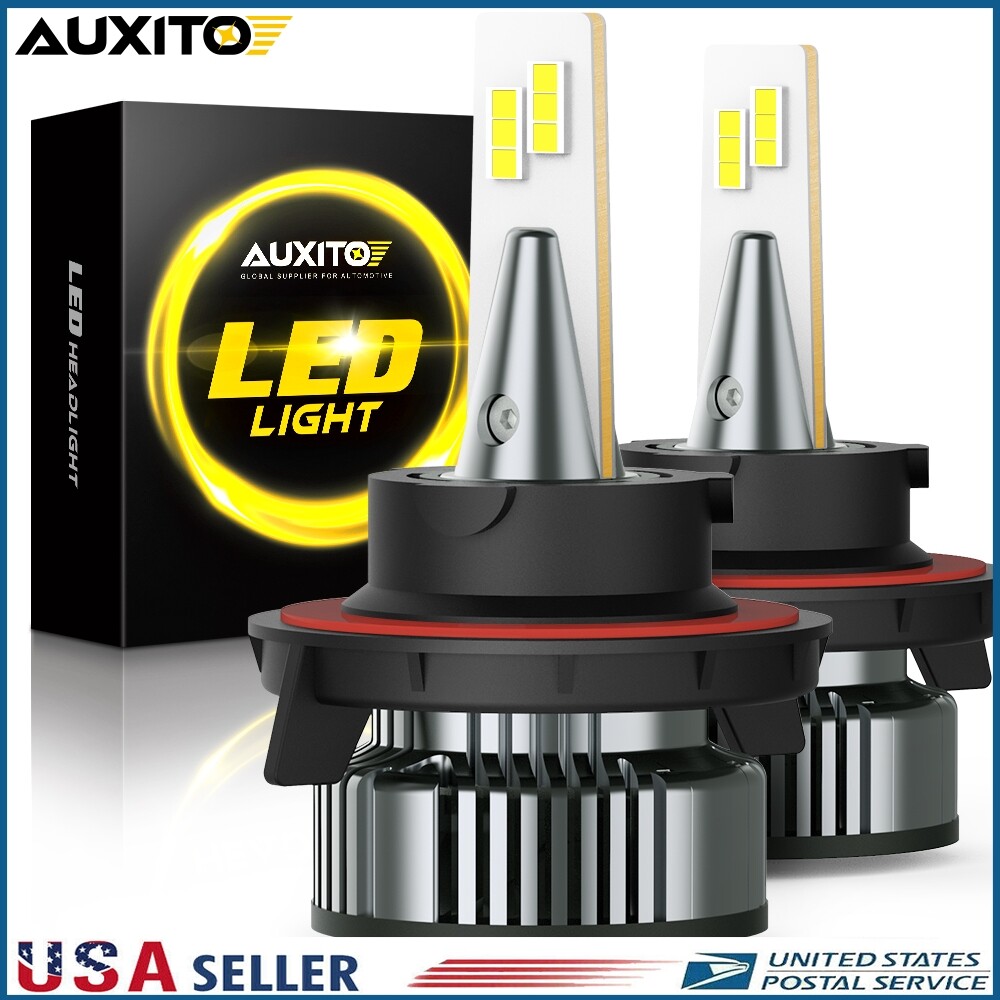 for Ram 1500 2500 3500 4500 5500 2009-2012  LED Headlight H13 Hi-Lo Beam Bulbs M