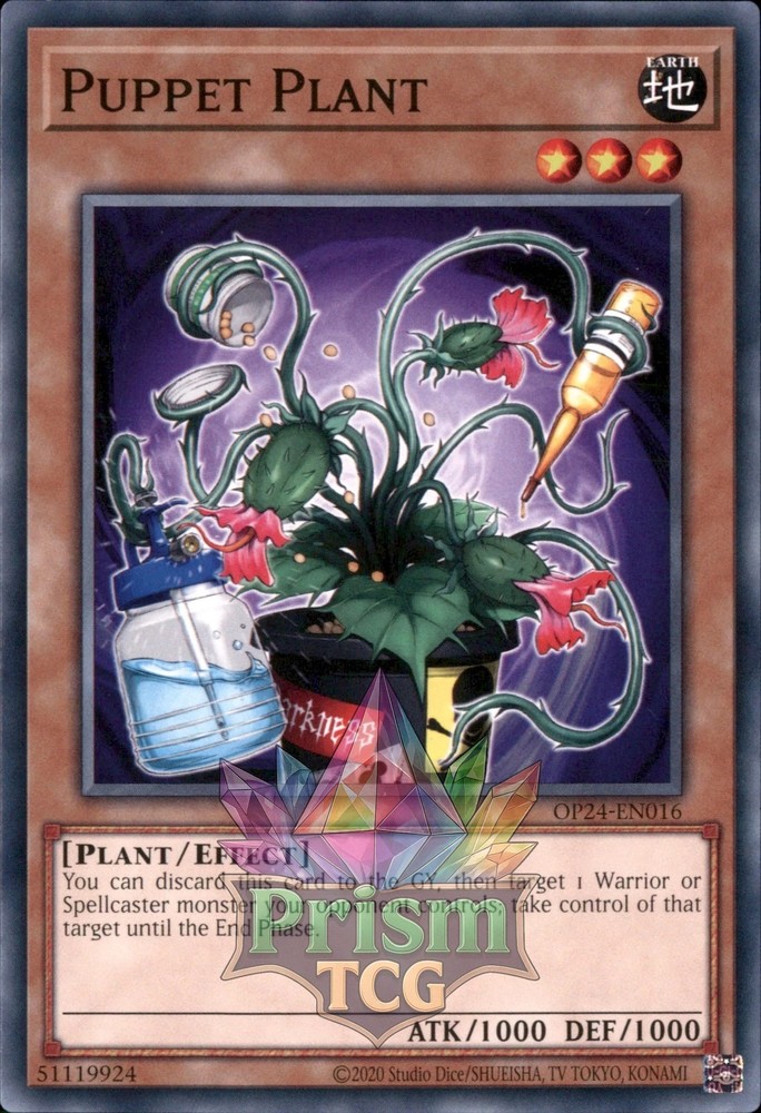 Puppet Plant OP24-EN016 Yugioh Rare Trading Card