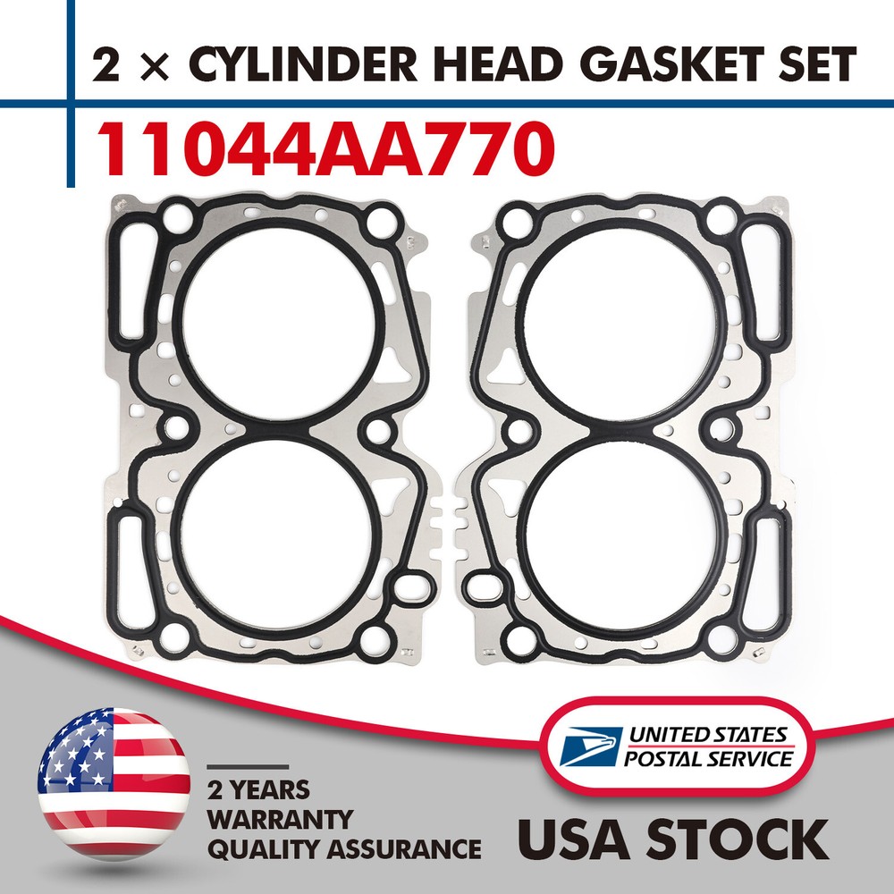 OEM 2-Pack Cylinder Head Gasket 11044AA770 for Subaru 2.5L WRX STI Replaces 11044AA670