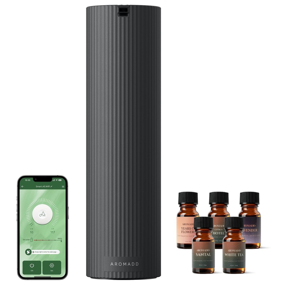 Scent Diffuser Starter Kit – Waterless Essential Oil Diffuser for Home, 1500 ...
