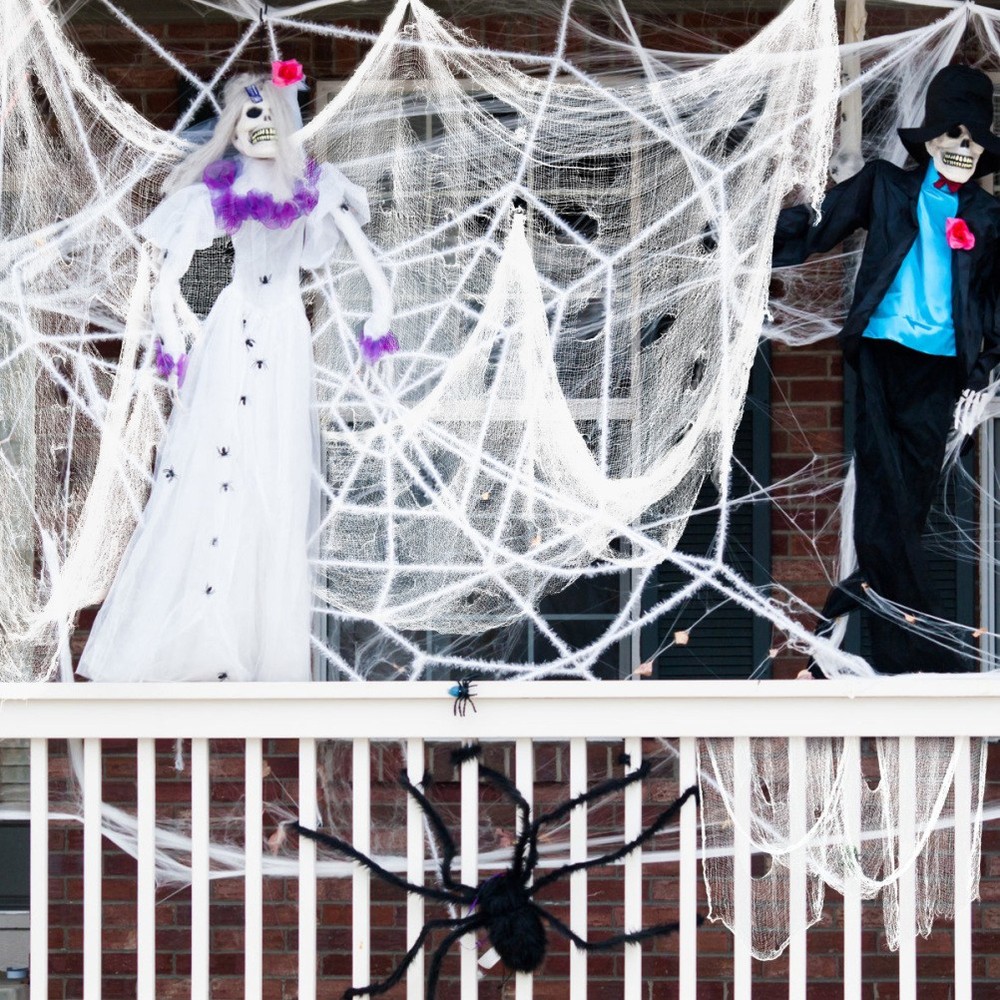Halloween Outdoor Decor Cloth Decoration Decorative Fabric Creepy