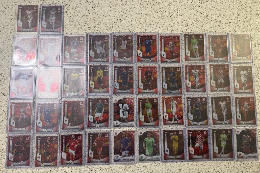 42 Numbered Soccer  Cards Lot ALL NUMBERED  Topps 2024 /199