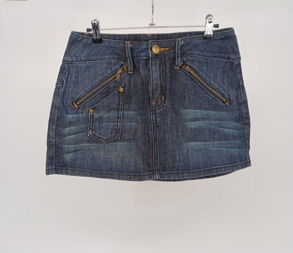 DKNY Jeans Denim Mini Skirt Women's UK Size 6