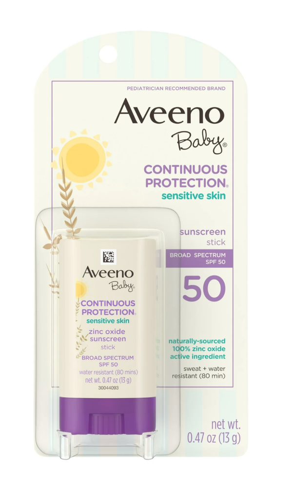 Aveeno * Baby * Sensitive Skin Sunscreen Stick * SPF 50 * 0.47oz EXP. 2028