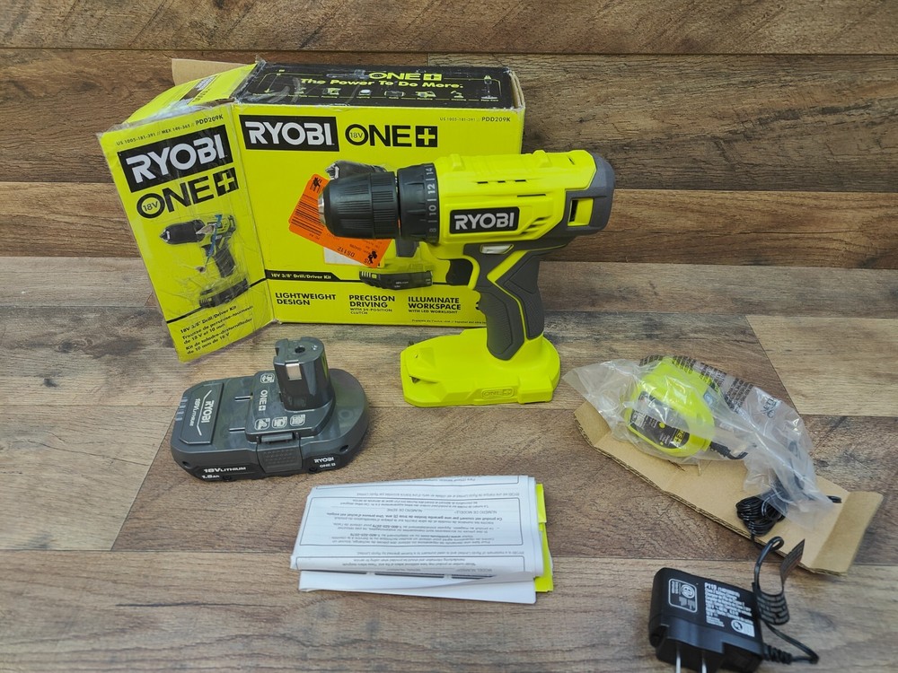 Ryobi One PDD209K 18V Drill / Driver Kit with 1.5ah Battery