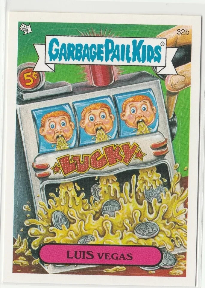 Luis Vegas #32b Garbage Pail Kids GPK 2006 ANS5 All-New Series 5