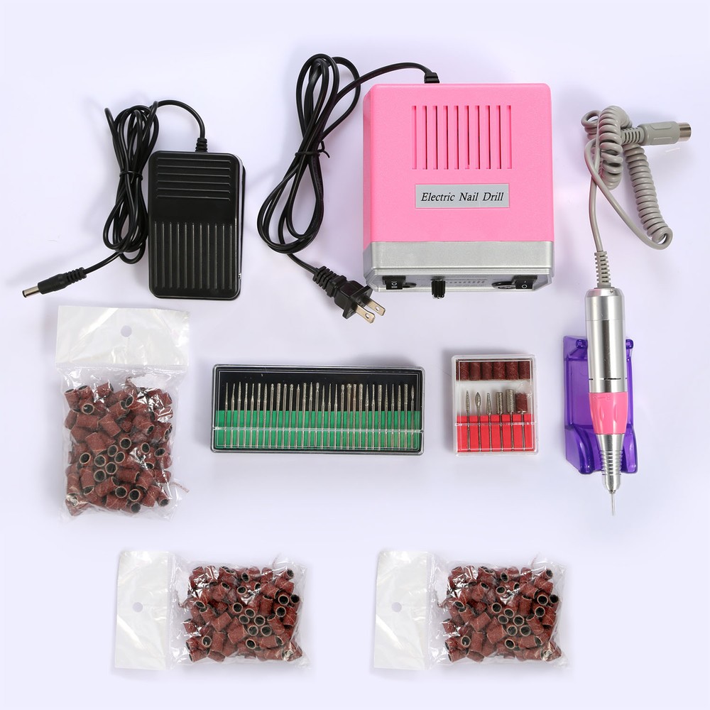 Nail Drill Machine 30000 RPM Electric Nail Filer Kit for Finger Toe Nails