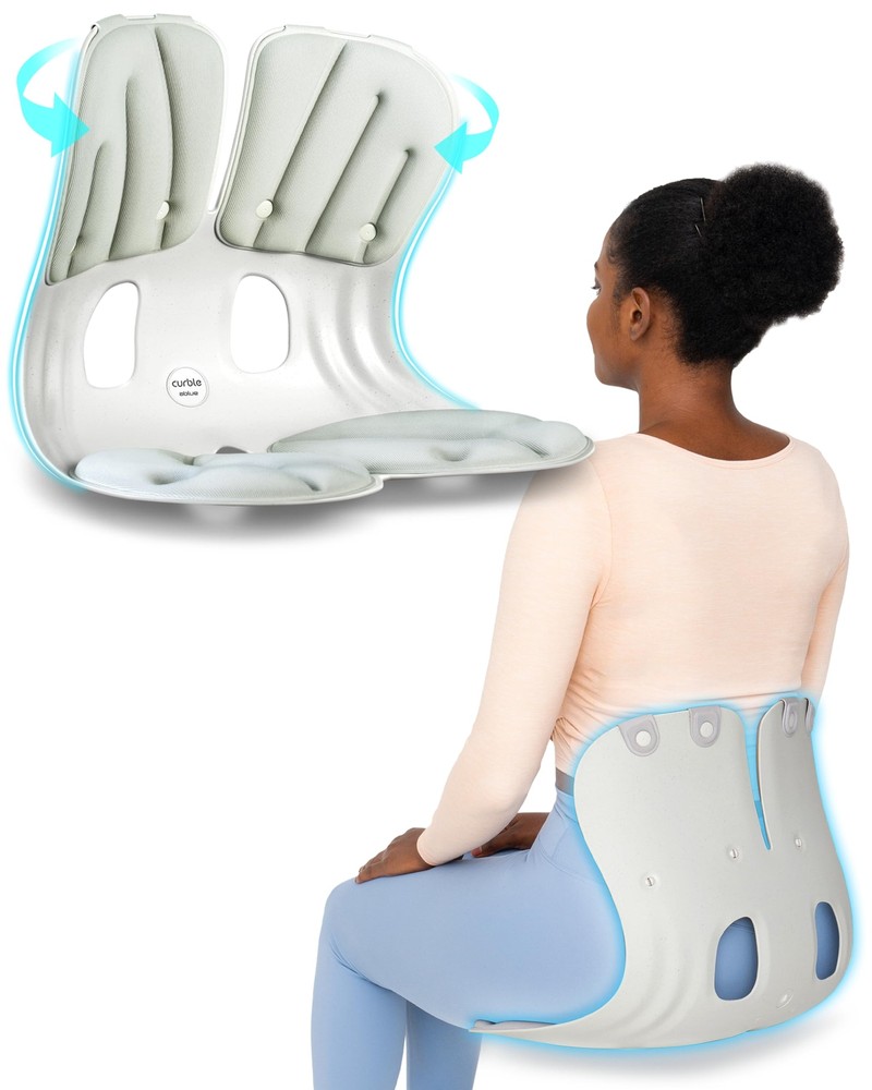 Grand, Ergonomic Back and Lumbar Support for Good Posture Correction and Back...