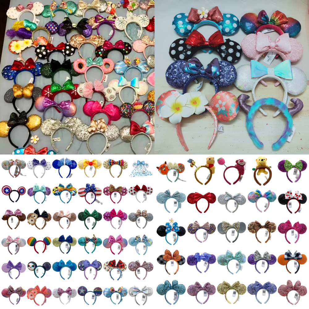 Disney Minnie Mouse Ears Headband 200+ Styles Loungefly Cinderella Rapunzel