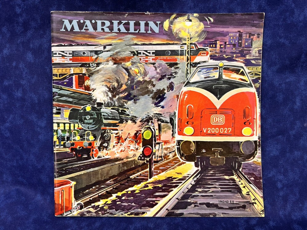 Vintage MARKLIN 1962/63 Products Model Train Hobby Catalog w/ Refund Coupon-image