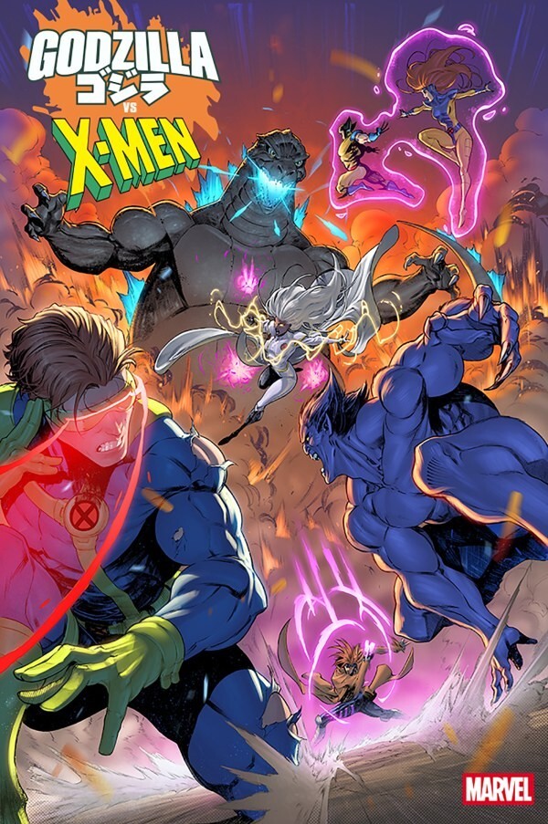 Godzilla vs X-Men 1 Iban Coello Variant Comic 14 May 2025