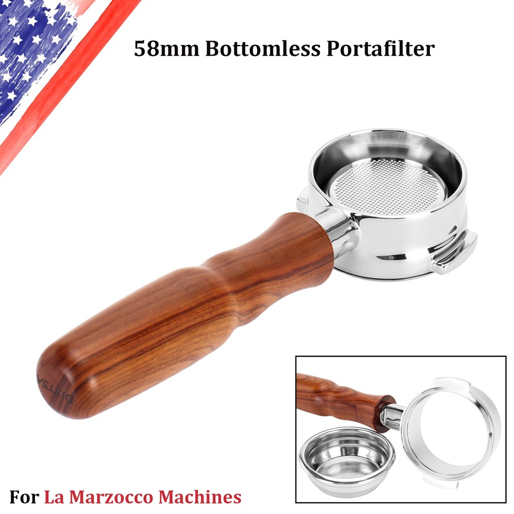 1 × 58mm Coffee Espresso Naked Bottomless Portafilter For La Marzocco Machines
