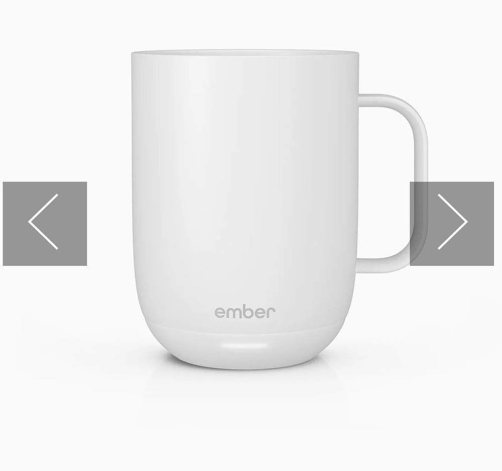 Ember Temperature Control 10oz Smart Mug2 80 Min Battery Life App Control -White