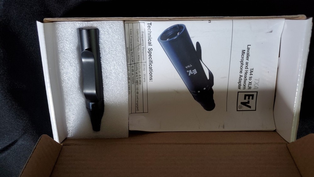 Electro-Voice TXA TA4M to XLRM Adapter