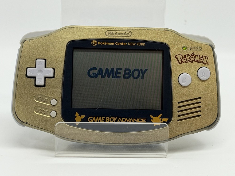 NINTENDO GAME BOY Advance GBA Console POKEMON Center NEW YORK NY Limited Model