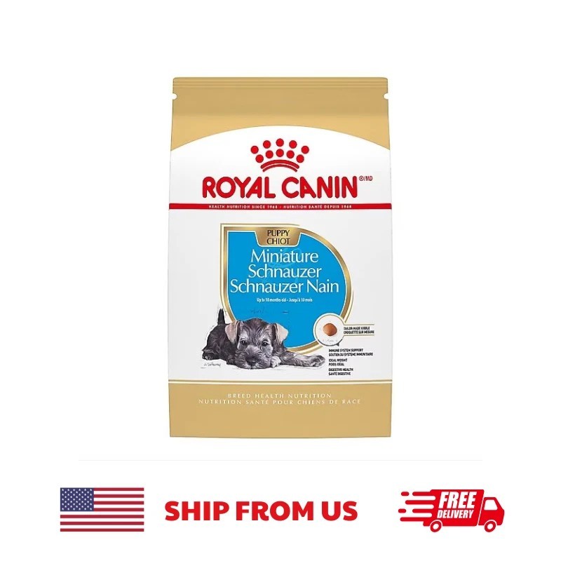 Royal Canin Miniature Schnauzer Puppy Dry Dog Food 2.5lb Breed-Specific Nutrition