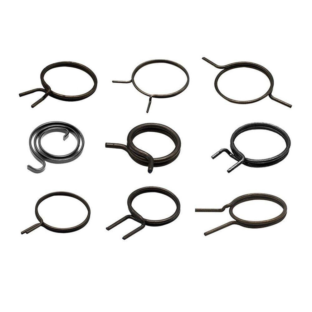 5Pcs Door Handle Springs Door Lever Knob Latch-Replacement Coil-Torsion Black