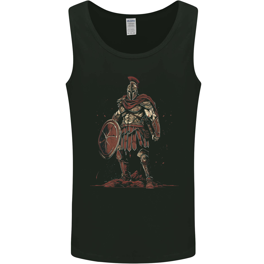 King Leonidas Spartan Warrior Gym Bodybuilding Mens Vest Tank Top