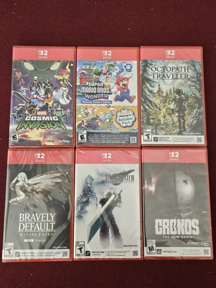 Nintendo Switch 2 Game Lot of 6 (Brand New & Sealed!!!!)