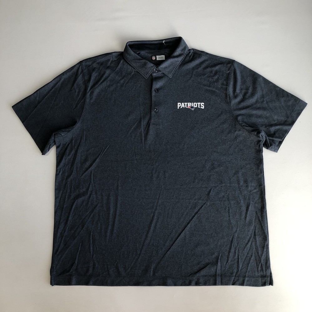 New England Patriots SS Polo Shirt Collared Mens NFL Team Apparel Size 2XL