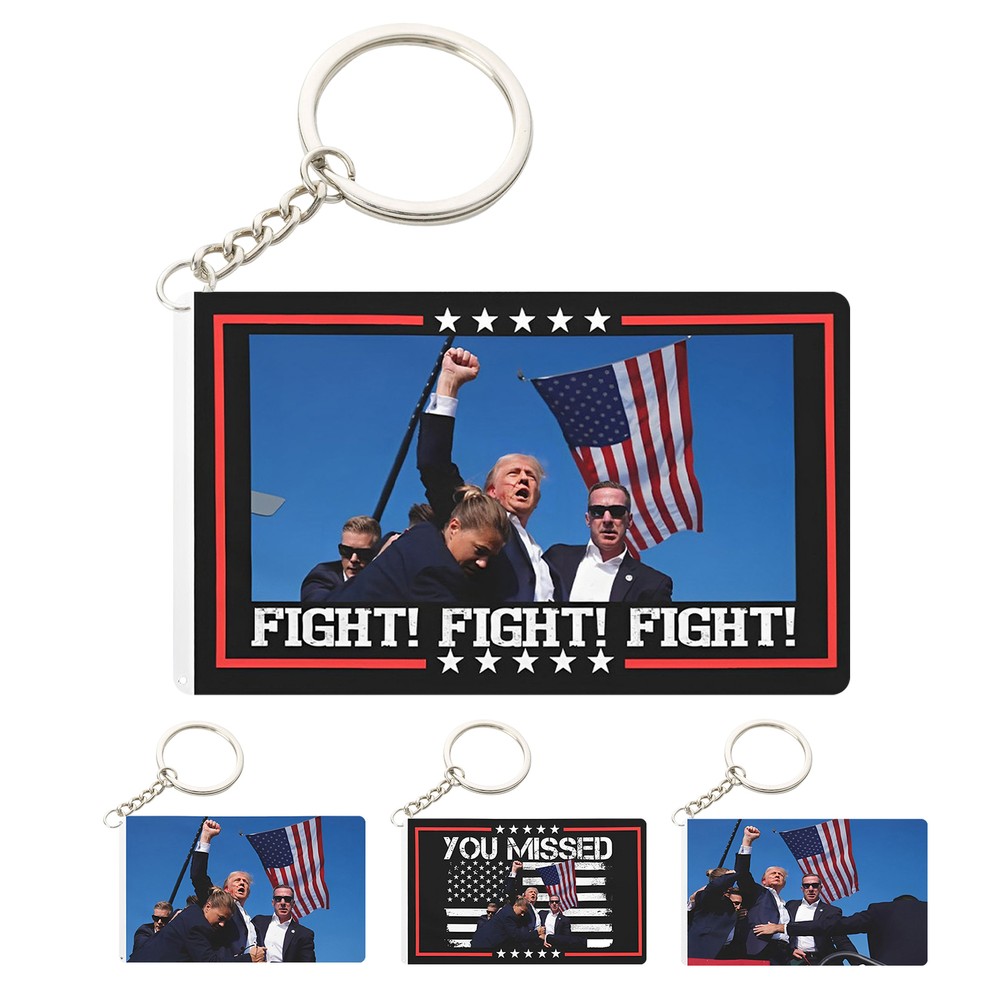 President Keychain Pendant 2024 President Campaign Pendant Accessories vividly