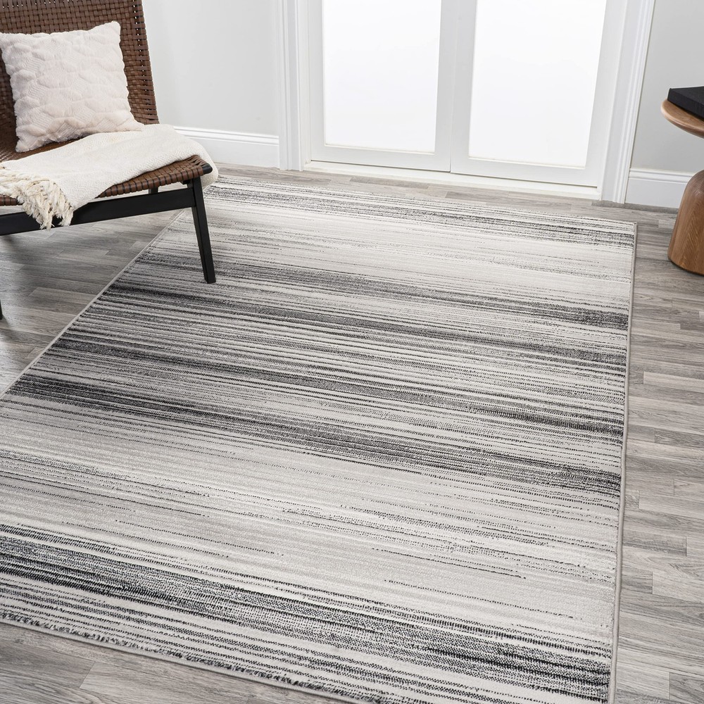 Jonathan Y Austin Gradient Striped Indoor Modern Area Rug LUX103A-8