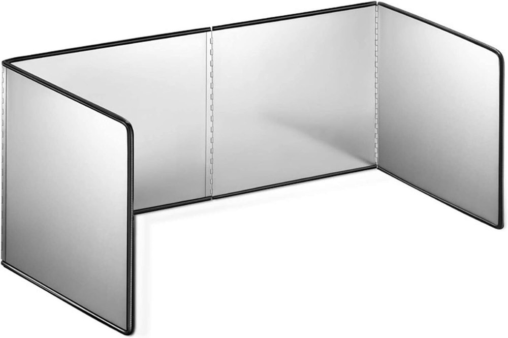 MMUK 4 Sided Splatter Guard for Frying Stove Top Stainless Steel Splatter Scr...