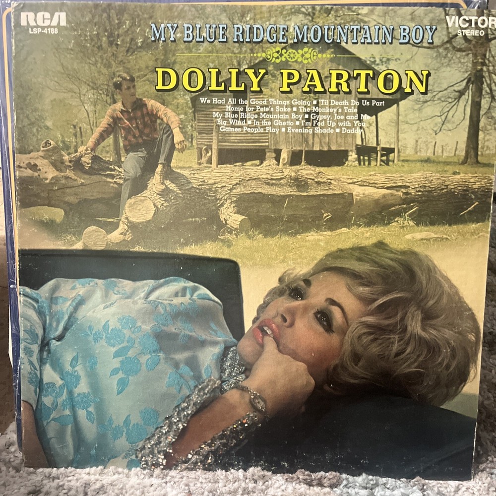 Dolly Parton My Blue Ridge Mountain Boy Vinyl Record 12”