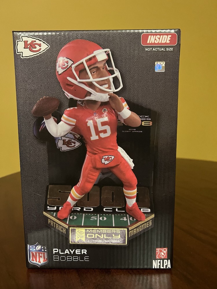 Patrick Mahomes 5,000 Yard Club Exclusive Bobblehead by FOCO NFL Brand New
