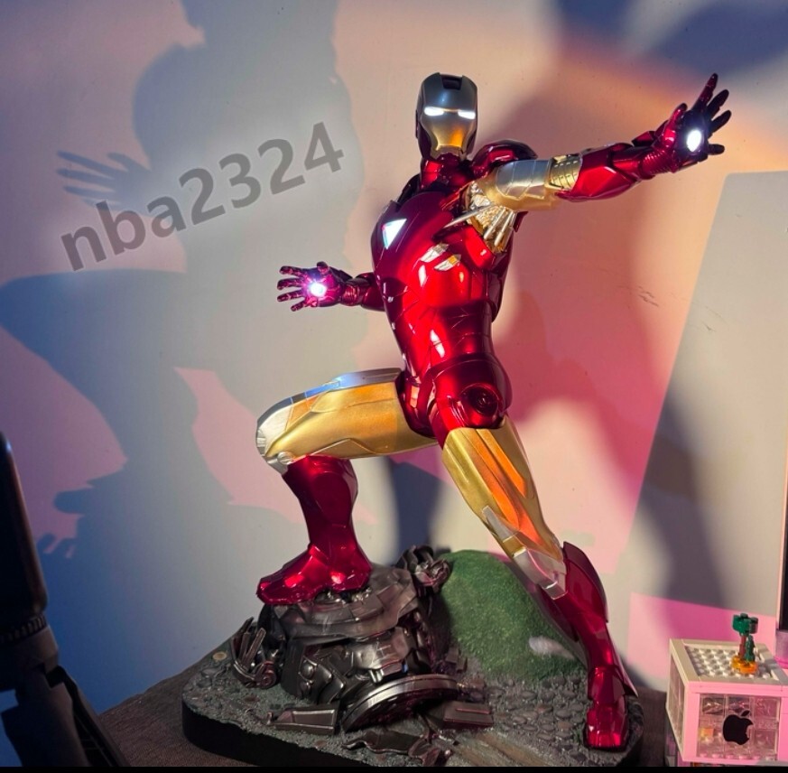 In Stock Iron Man MK6 MK VI Statue 1:4 Resin Painted GK PRIVATE CUSTOM Figurine