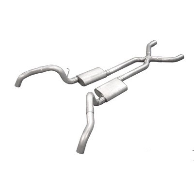 Pypes SGF63R Stainless Steel Exhaust Kit for 67-69 Camaro 3In Header Back