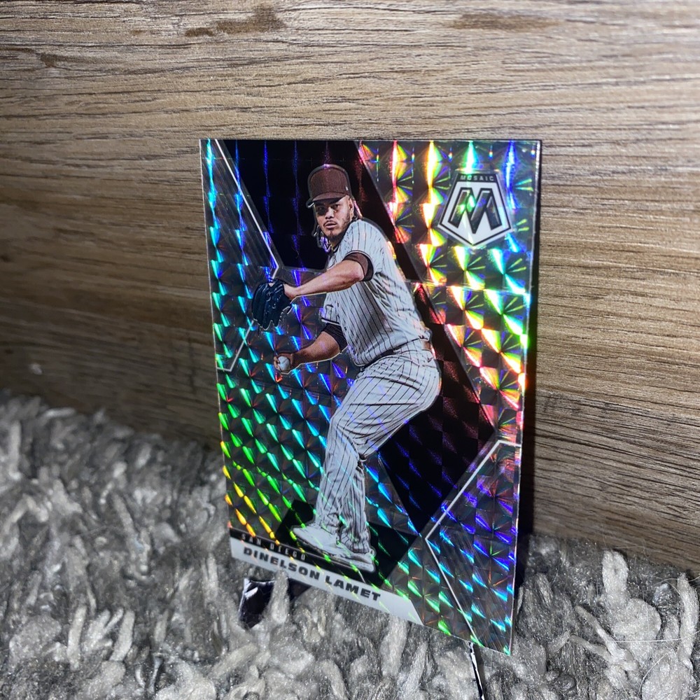 2021 Panini Mosaic Dinelson Lamet #89 Silver Prizm Baseball Card