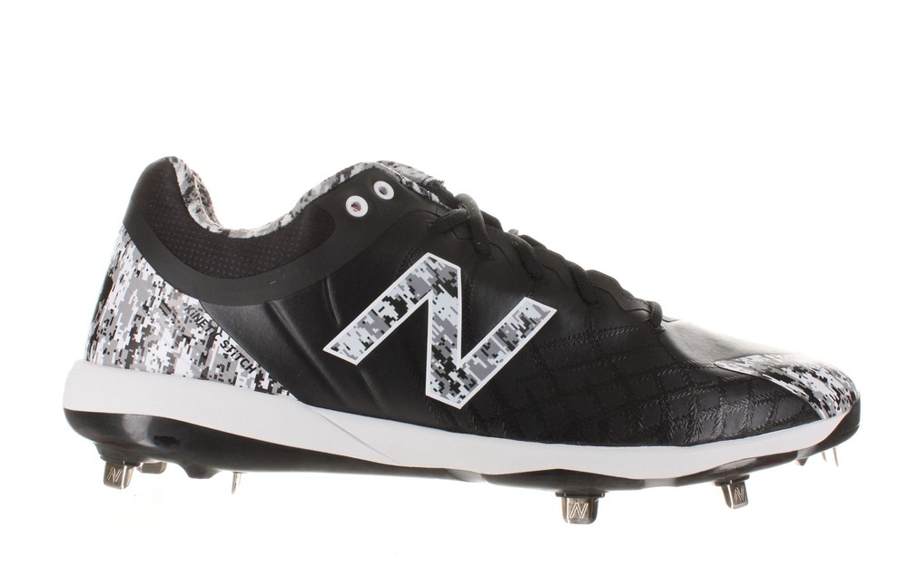 New Balance Mens L4040pk5 Pedroia Camo/Black Baseball Cleats Size 16 (2019822)