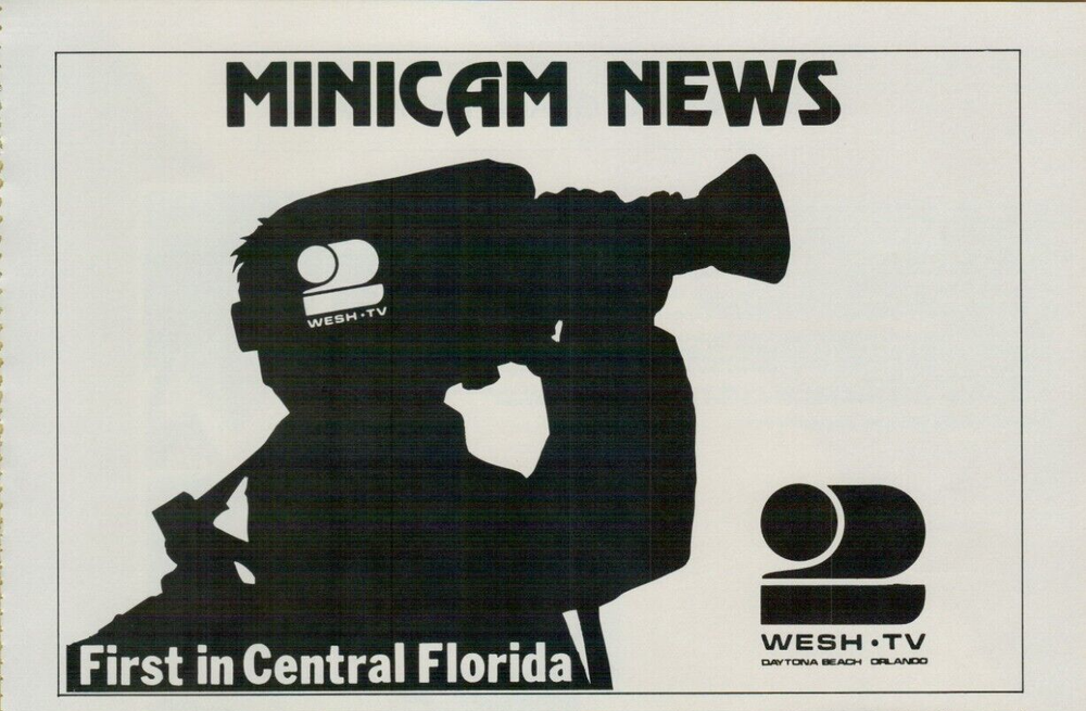 1976 WESH-TV Daytona Beach Orlando Local News First Central FL VINTAGE PRINT AD