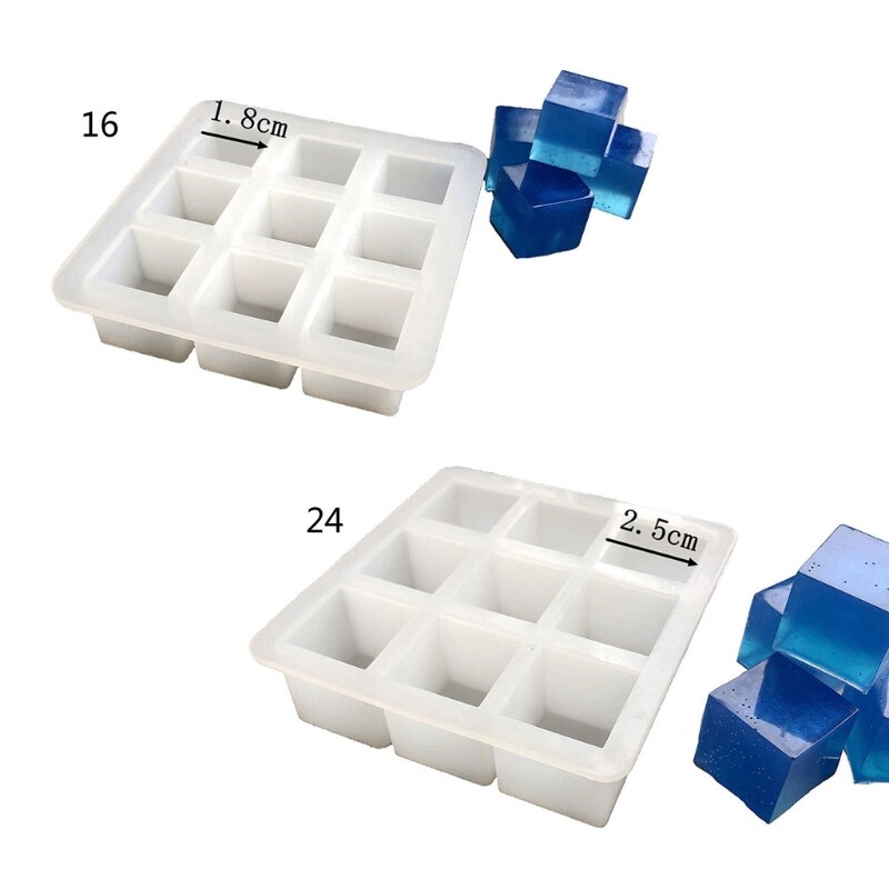 Epoxy Resin Cube Silicone Mold for DIY Jewelry Craft Decoration
