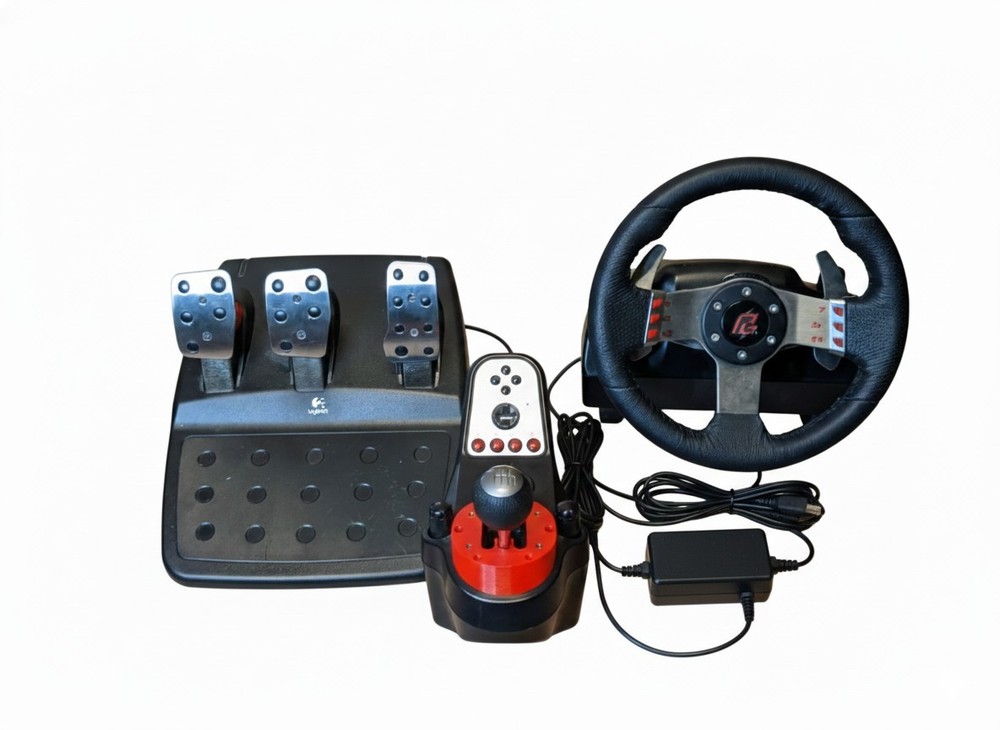 Logitech G27 Force Feedback Steering Wheel - Shifter and Pedal Set Tested
