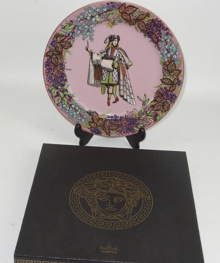 VERSACE WALL PLATE WINTER CHARGER COLLECTIBLE PRIDE LOVER ROSENTHAL 12