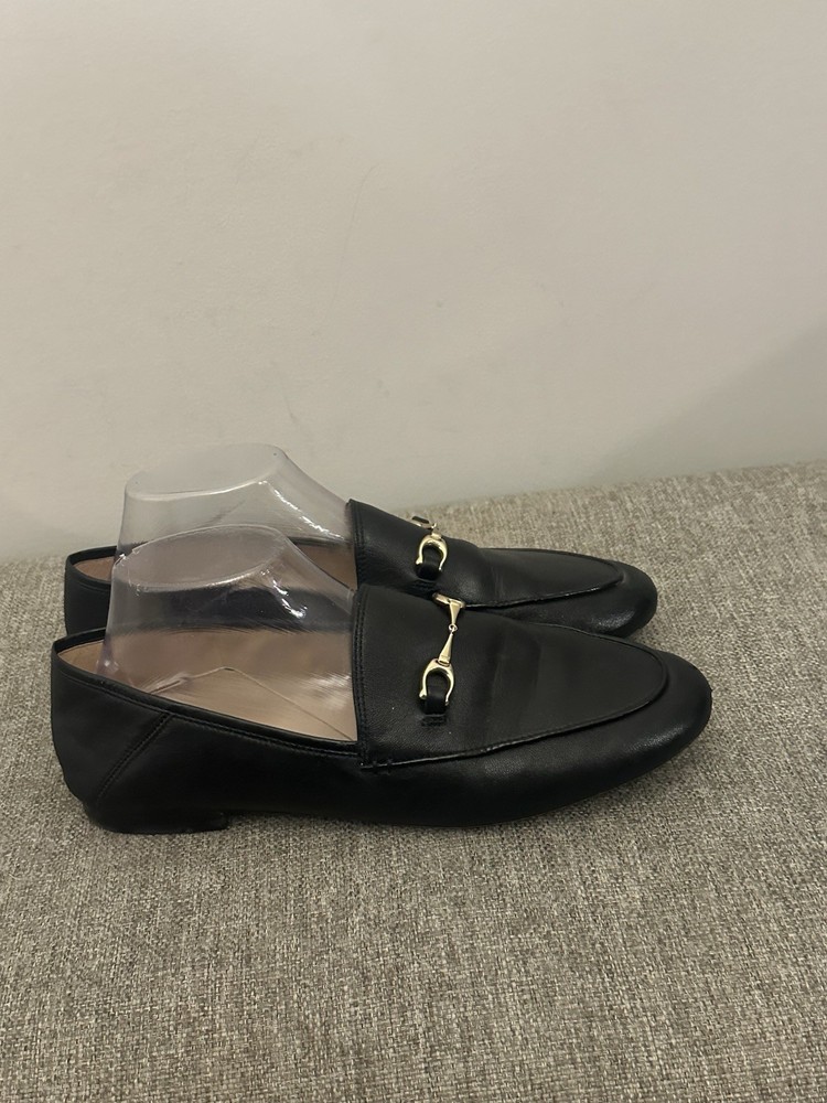 Coach Women’s Black Leather Horse Bit Loafers Size 9.5