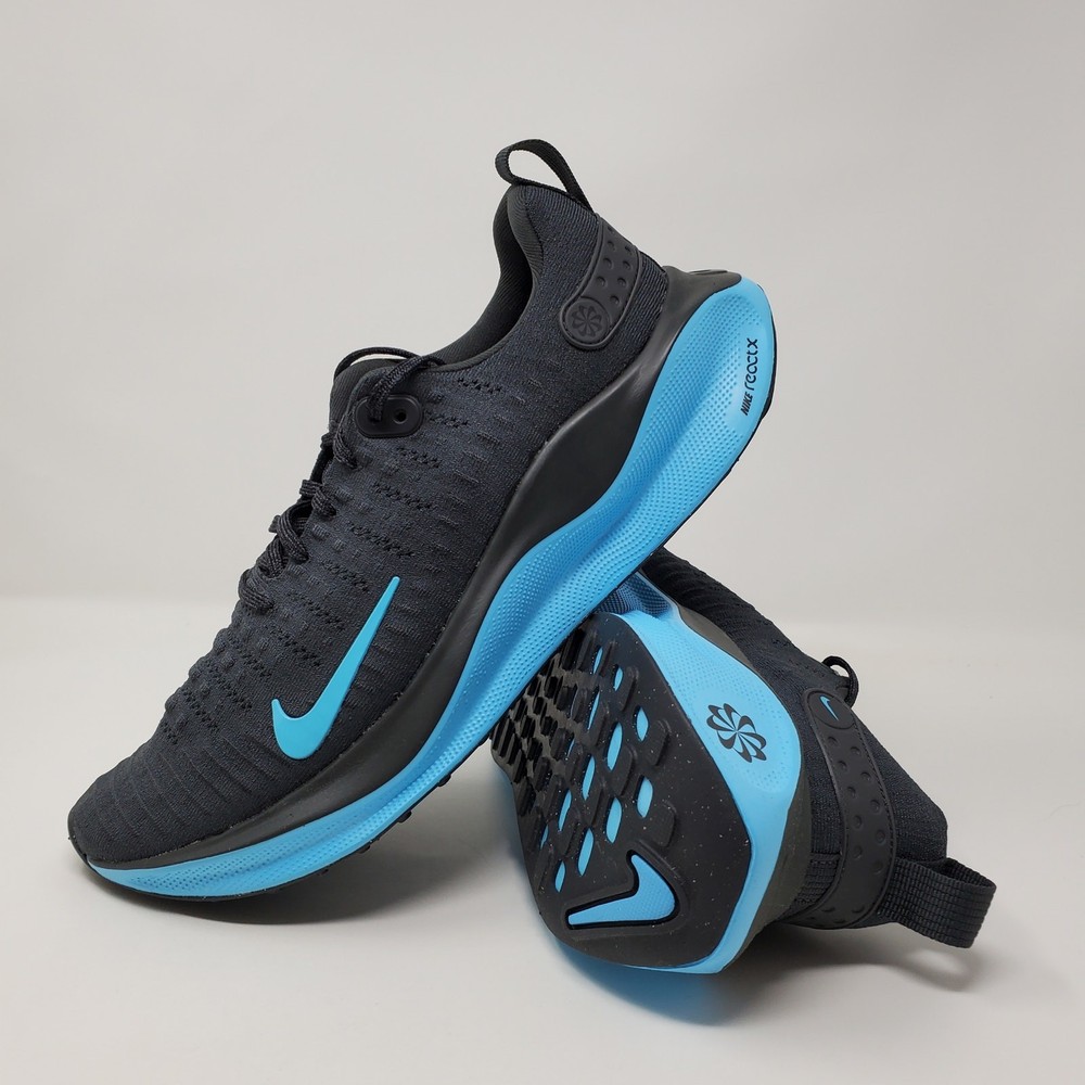 Nike ReactX Infinity Run Men's Size 10 Anthracite Black Baltic Blue DR2665-008