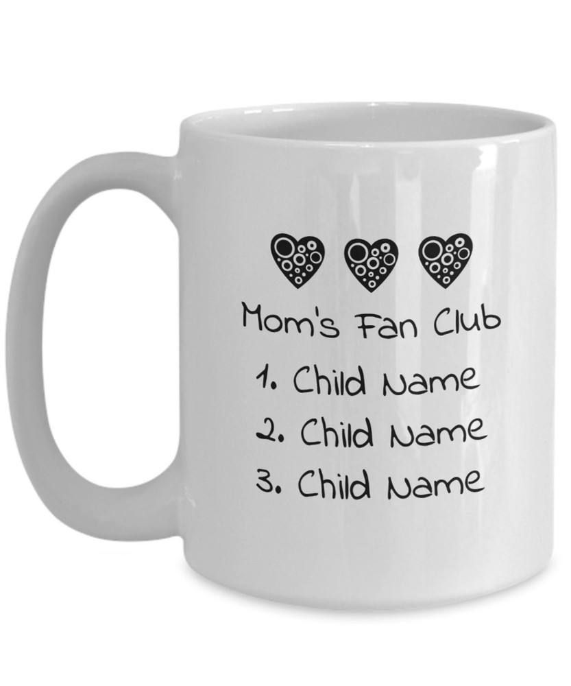 Mom Mug Personalized Coffee Mug For Mothers Gift From Kids To Mom Unique