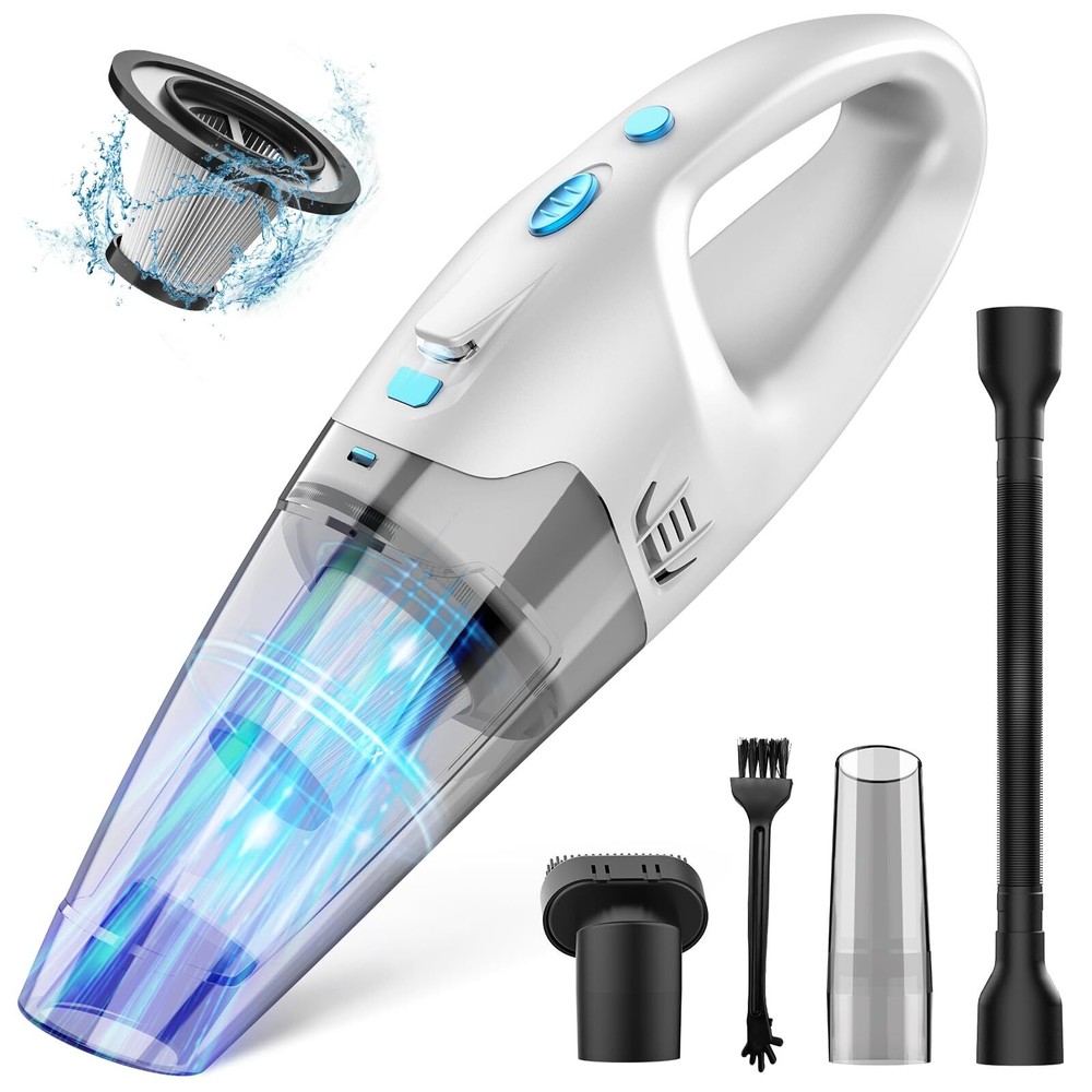 Handheld Vacuum CordlessCar Vacuum Portable CordlessStrong Suction Portable H...