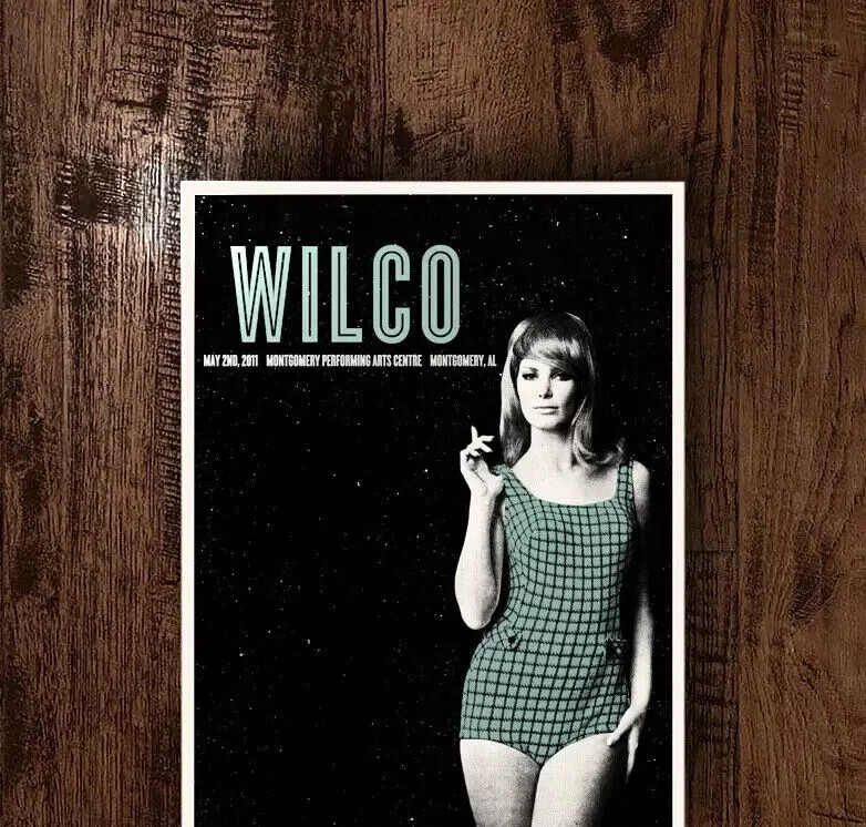 Wilco May 2nd 2011 Montgomery Performing Arts Centre LTD Tour Concert Poster