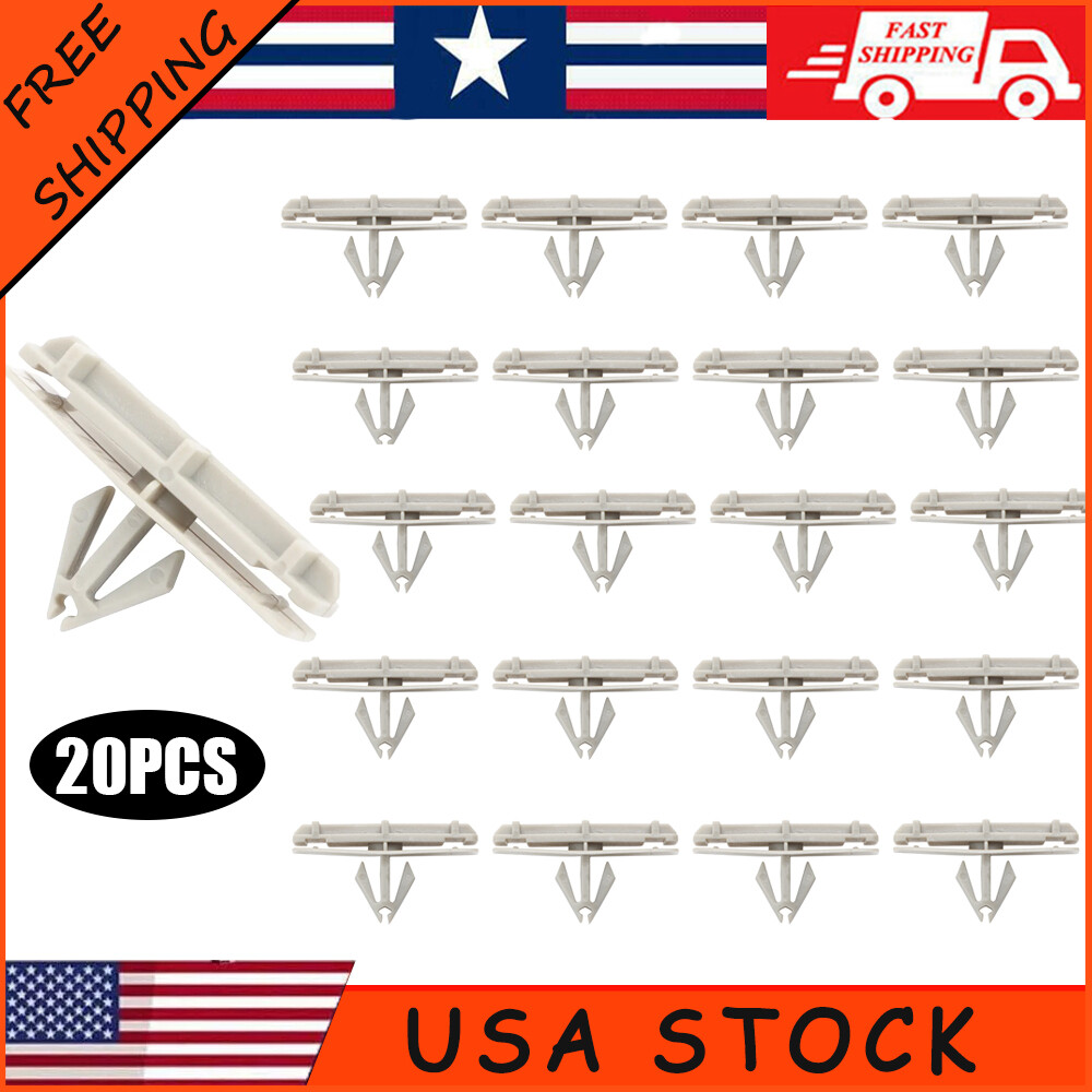 Set of 20 Fender Flare Moulding Clip Fit For Chrysler Jeep Liberty Wrangler
